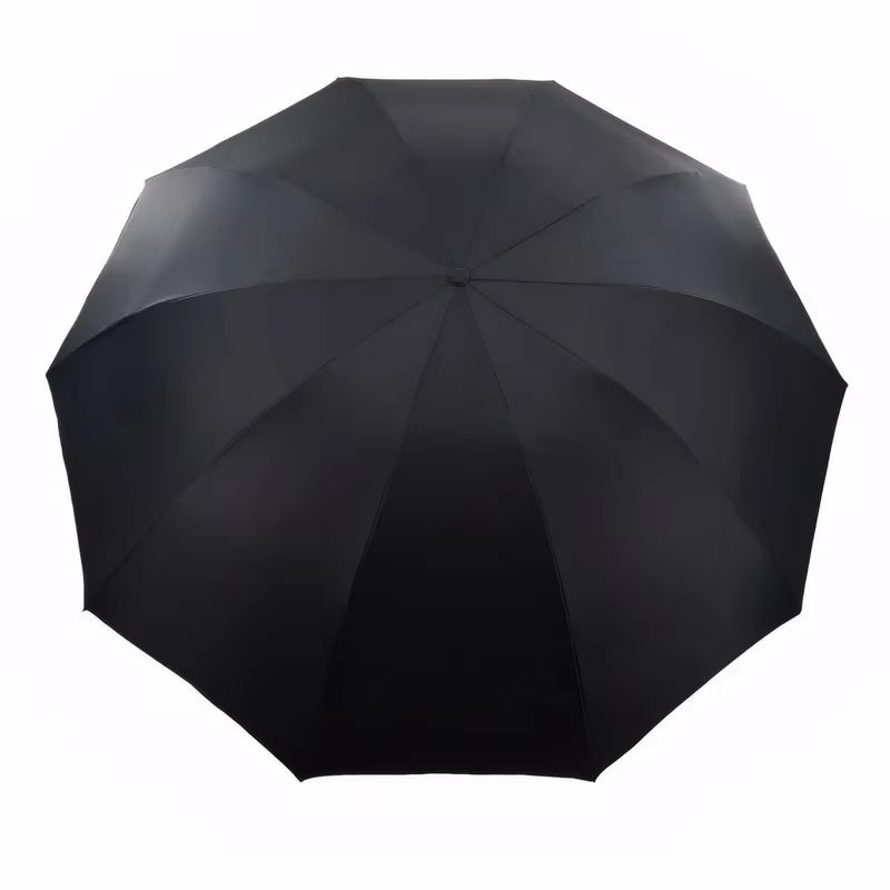 130CM Oversized Folding Umbrella Windproof and Waterproof Large Sun and Rain Umbrella for Travel and Family Use