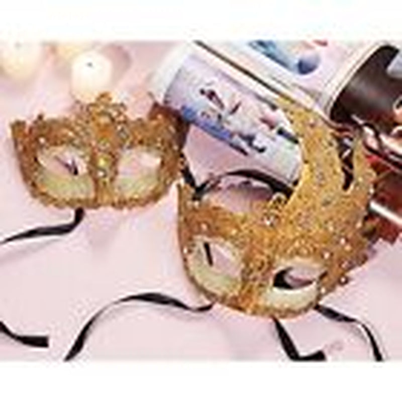 Venetian Masquerade Mask for Women Couples Besties-Prom,B